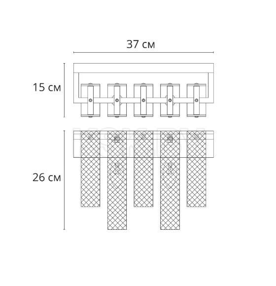 Светильник настенный Arte Lamp DENEBOLA A4074AP-2CC (A4074AP-2CC) 