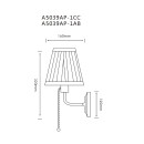 Светильник настенный Arte Lamp MARRIOT A5039AP-1CC (A5039AP-1CC) 