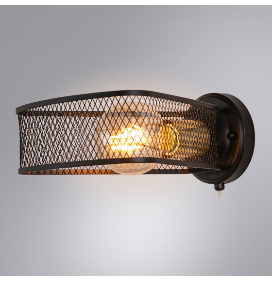 Светильник настенный Arte Lamp MAASYM A7044AP-1BK (A7044AP-1BK) 