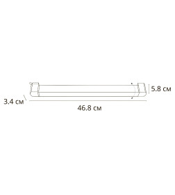 Светильник потолочный Arte Lamp LINEETTA A4574PL-1BK