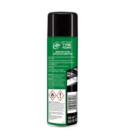 Пена для очистки и чернения резины Turtle Wax Wet N Black Tyre Foam 500мл