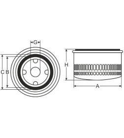 Фильтр масляный SCT SM118