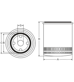 Фильтр масляный SCT SM5738