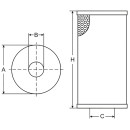 Фильтр масляный SCT SH404 (SH 404) 