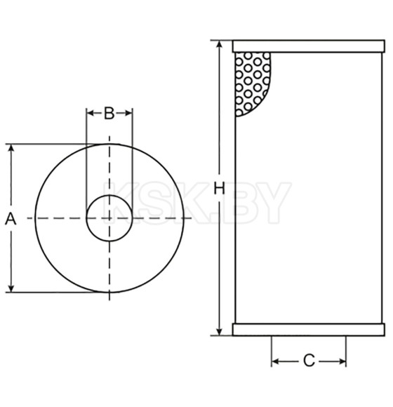 Фильтр масляный SCT SH404 (SH 404) 