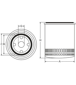 Фильтр масляный SCT SM5091