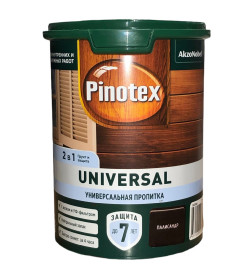 Защита для древесины  Pinotex Universal 2 в 1 палисандр 0,9л