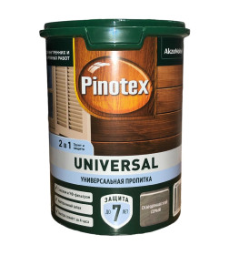 Защита для древесины  Pinotex Universal 2 в 1 сканди. серый 0,9л