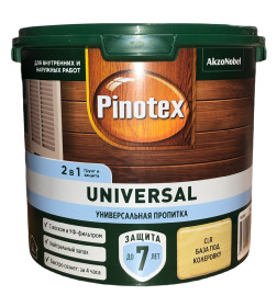 Защита для древесины  Pinotex Universal 2 в 1 CLR 2,5л