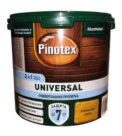 Защита для древесины  Pinotex Universal 2 в 1 карел. сосна 2,5л