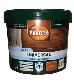 Защита для древесины  Pinotex Universal 2 в 1 орегон 9л