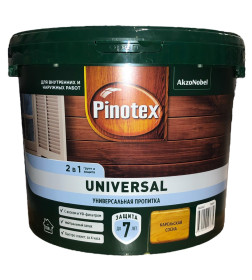 Защита для древесины  Pinotex Universal 2 в 1 карел. сосна 9л