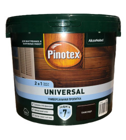 Защита для древесины  Pinotex Universal 2 в 1 палисандр 9л