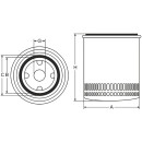 Фильтр масляный SCT SM180 (SM 180) 