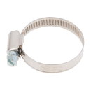 Хомут червячный 08-16 мм, нерж.сталь (W2), DIN 3017 (5 шт в зип-локе) STARFIX (SMZ1-55948-5) 