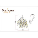 Светильник настенный Divinare SALICE 3136/01 AP-3 (3136/01 AP-3) 