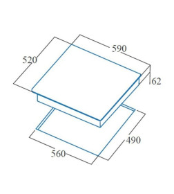 Панель варочная индукционная CATA IBG 6304 BK