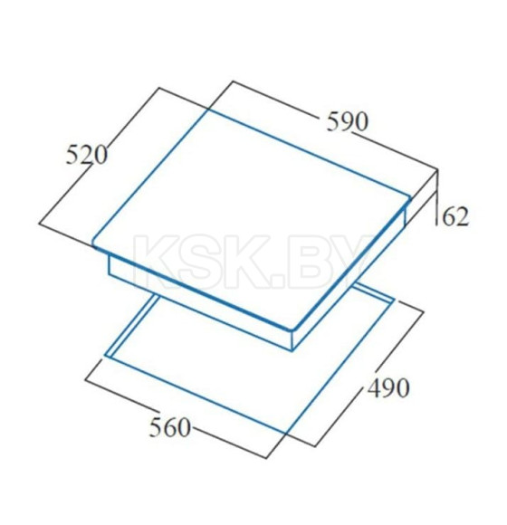 Панель варочная индукционная CATA IBG 6304 BK (IBG 6304 BK) 