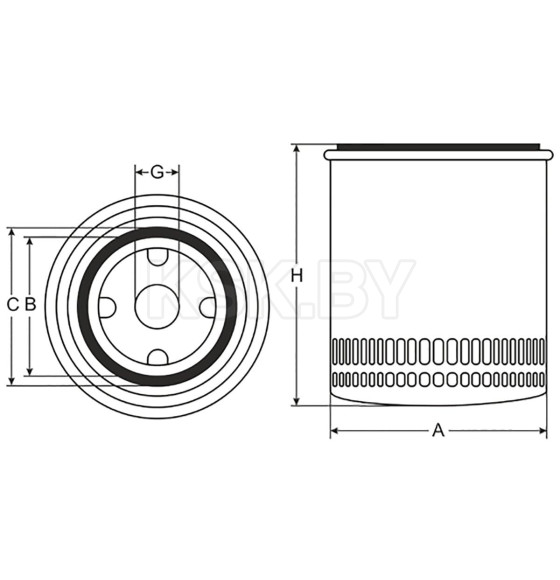 Фильтр масляный SCT SM112 (SM 112) 