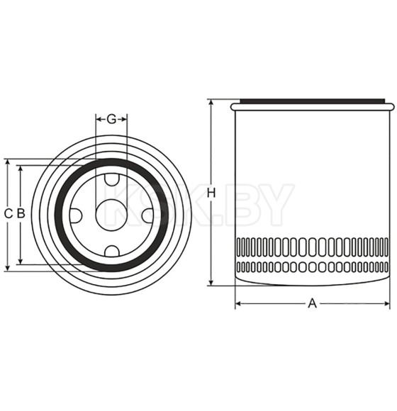 Фильтр масляный SCT SM111 (SM 111) 