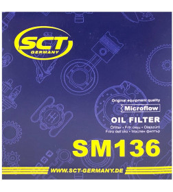 Фильтр масляный SCT SM136