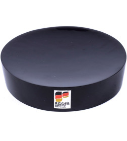 Мыльница полирезиновая,цвет черный.Ridder Paris Black арт.22250310