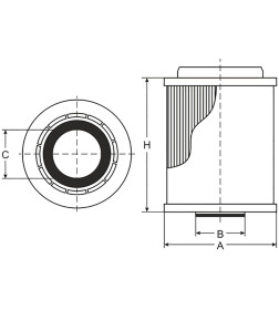 Фильтр масляный SCT SH423P