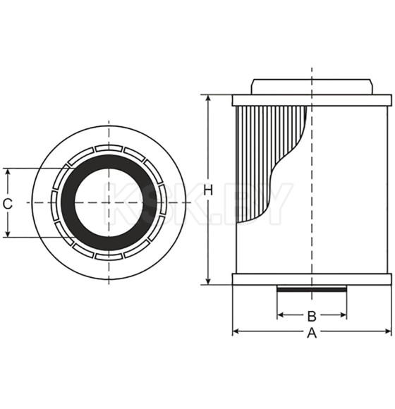 Фильтр масляный SCT SH423P (SH 423 P) 