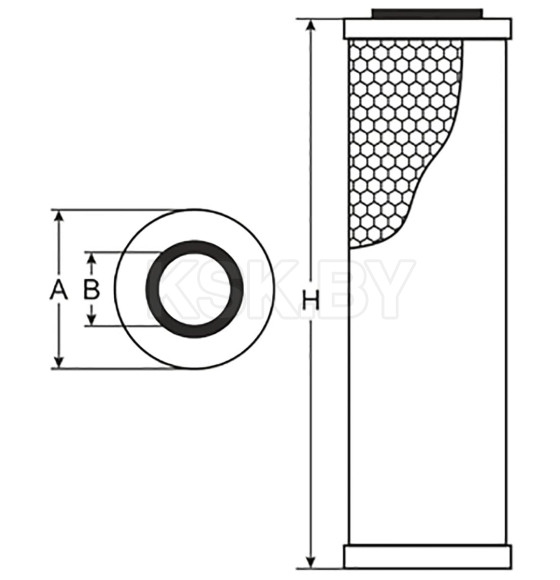 Фильтр масляный SCT SH435P (SH 435 P) 