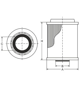 Фильтр масляный SCT SH4052P