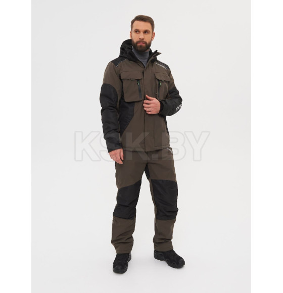 Костюм деми HUNTSMAN Торнадо -15°C цв.Хаки р.44-46/182-188 тк.Breathable