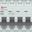 Автоматический выключатель 4P 6А (C) 6кА ВА 47-63N EKF PROxima (M636406C) 