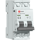 Выключатель автоматический 2P 3А (C) 6кА ВА 47-63N EKF PROxima (M636203C) 