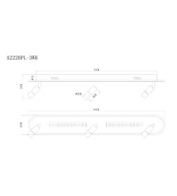 Светильник потолочный Arte Lamp PISCES A2220PL-3WH