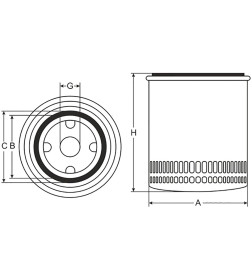 Фильтр масляный SCT SM5016