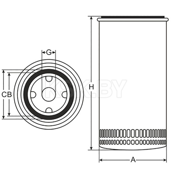 Фильтр масляный SCT SM140 (SM 140) 