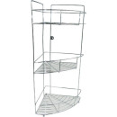 Полка для ванной комнаты из стали с хромовым покрытием W2348A-3 (W2348A-3) 