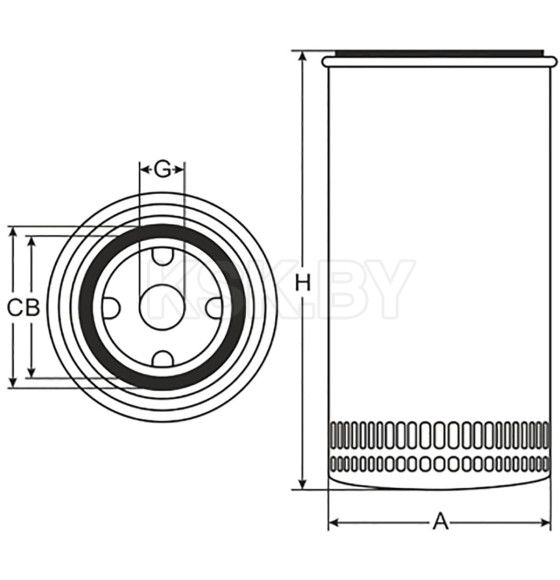 Фильтр масляный SCT SM152 (SM 152) 