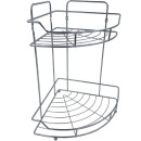 Полка для ванной комнаты угловая из стали с хромовым покрытием.  арт. TQ-0931 (TQ-0931) 