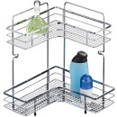 Полка для ванной комнаты угловая из стали с хромовым покрытием.Testrut Касандра арт. 280875  30х30х35,5 (280875          ) 