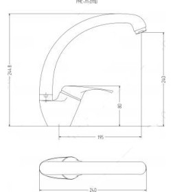 Смеситель для кухни РМС-Л1-011Ш