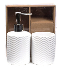 Набор для ванной комнаты из керамики 2 предмета