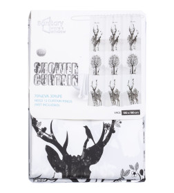 Штора для ванной 180х180 см 