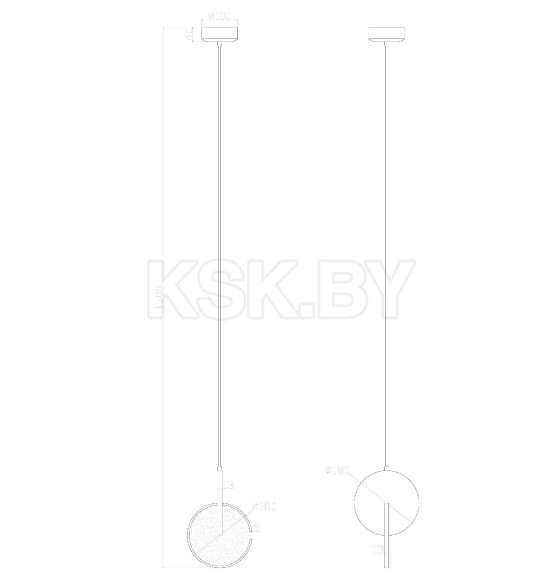 Подвесной светильник Arte Lamp HANNAH A1916SP-1CC (A1916SP-1CC) 