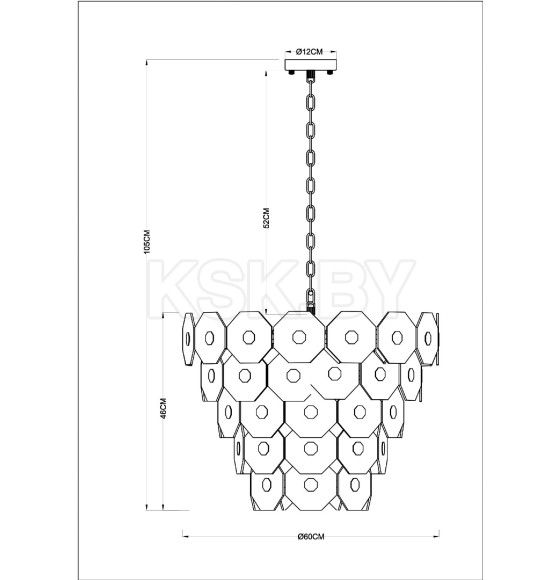 Светильник подвесной Arte Lamp LAMBRUSCO A4069LM-13AB (A4069LM-13AB) 