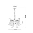 Светильник подвесной Arte Lamp MAYA A4072LM-6GO (A4072LM-6GO) 