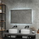 Зеркало Континент Amer Black LED 1000x700 (ЗЛП1523) 