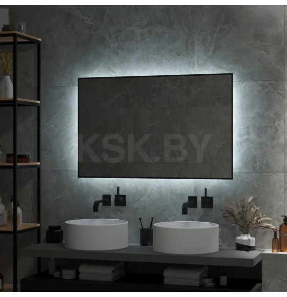 Зеркало Континент Amer Black LED 1000x700 (ЗЛП1523) 