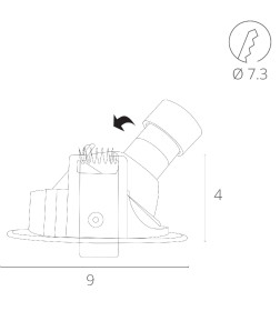 Светильник потолочный Arte Lamp ACCENTO A3219PL-1GY