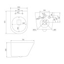 Унитаз подвесной  IDDIS Calipso (CALR3BMi25) 